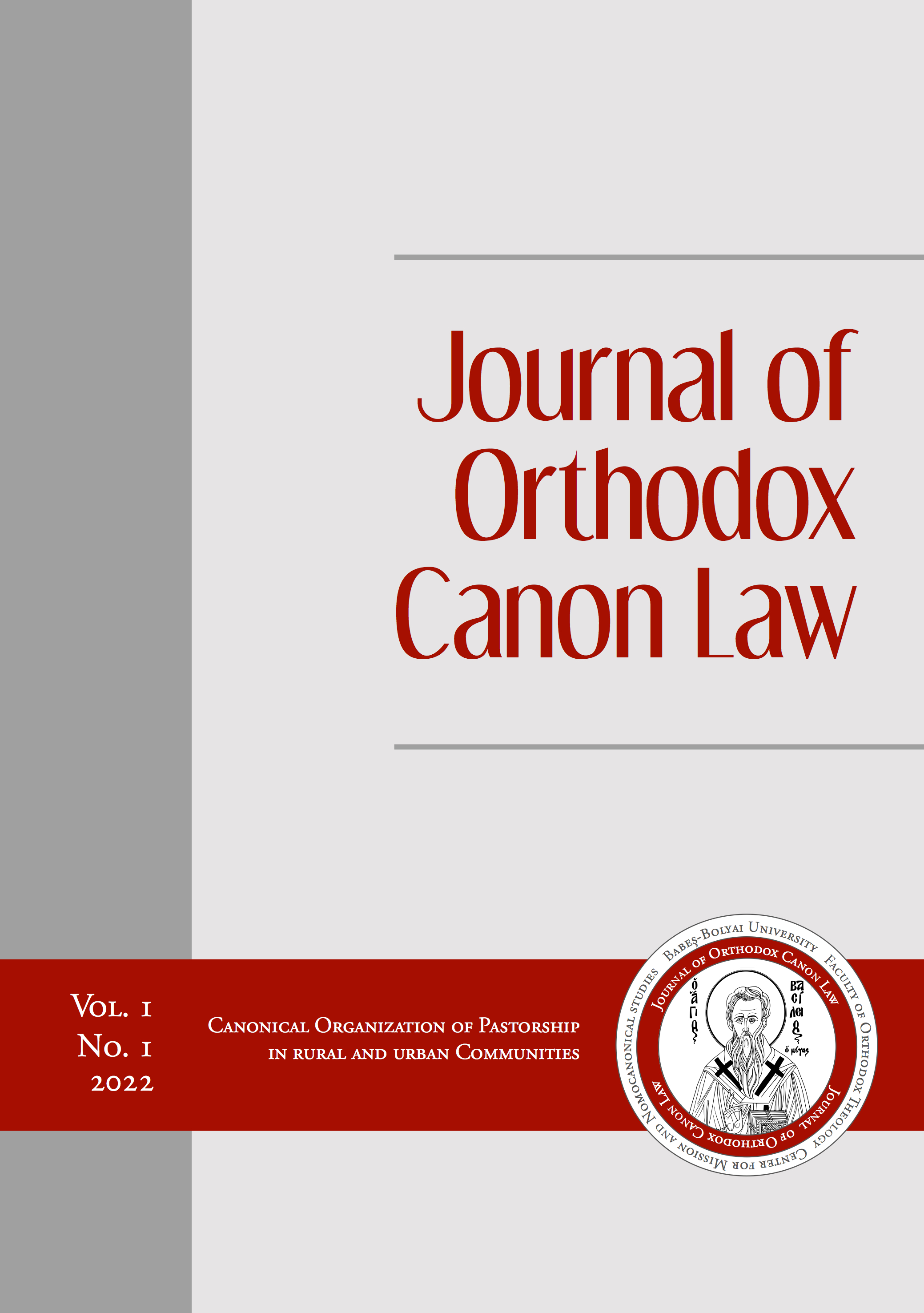 					View Vol. 1 (2022): Canonical Organisation of Pastorship in Rural and Urban Communities
				